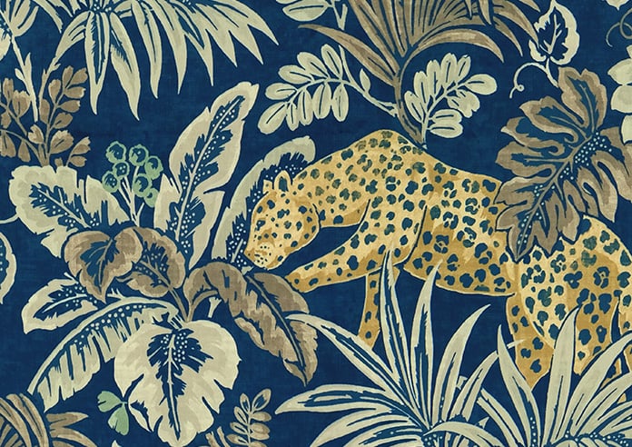 Leopard, Lapis- Motorised Roman Blind - Image 7